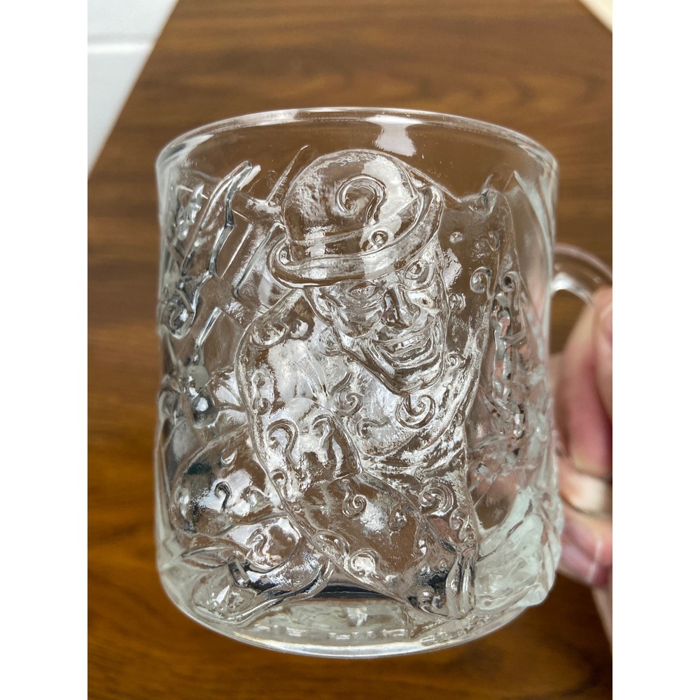 McDonalds‎ Batman Forever Two-Face Mug 1995 DC Comics Collectible Glass Vintage